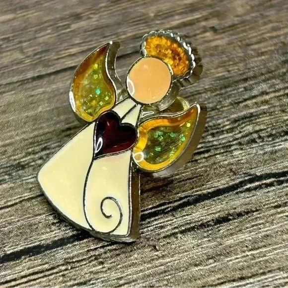 Vintage Angel Pin Brooch - Picture 1 of 3